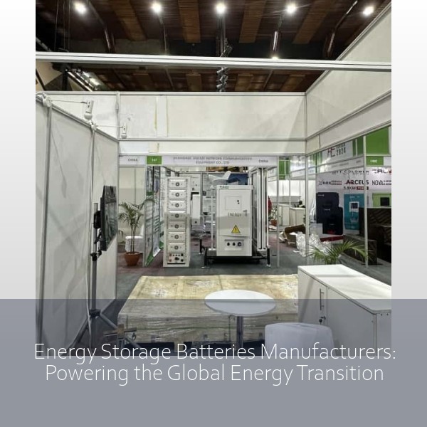 Energy Storage Batteries Manufacturers: Powering the Global Energy Transition